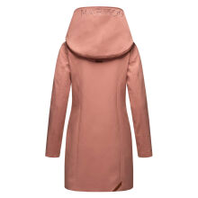 Marikoo Mayleen Damen Softshell Regenjacke mit Kapuze Terracotta-Gr.M