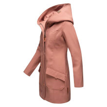 Marikoo Mayleen Damen Softshell Regenjacke mit Kapuze Terracotta-Gr.XL