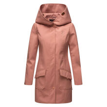 Marikoo Mayleen Damen Softshell Regenjacke mit Kapuze Terracotta-Gr.XXXL