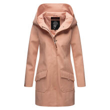 Marikoo Mayleen Damen Softshell Regenjacke mit Kapuze Rosa-Gr.S