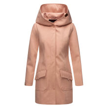 Marikoo Mayleen Damen Softshell Regenjacke mit Kapuze Rosa-Gr.L