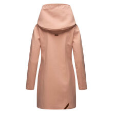 Marikoo Mayleen Damen Softshell Regenjacke mit Kapuze Rosa-Gr.L