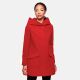 Marikoo Mayleen Damen Softshell Regenjacke mit Kapuze Rot-Gr.M
