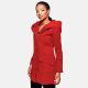 Marikoo Mayleen Damen Softshell Regenjacke mit Kapuze Rot-Gr.M
