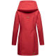 Marikoo Mayleen Damen Softshell Regenjacke mit Kapuze Rot-Gr.M