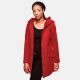 Marikoo Mayleen ladies softshell rain jacket with hood - Red-Gr.XXL