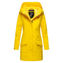 Marikoo Mayleen ladies softshell rain jacket with hood - Yellow-Gr.L
