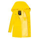 Marikoo Mayleen ladies softshell rain jacket with hood - Yellow-Gr.L