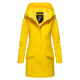 Marikoo Mayleen Damen Softshell Regenjacke mit Kapuze Gelb-Gr.XXL