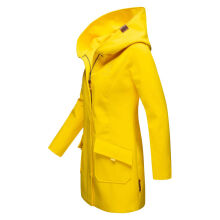 Marikoo Mayleen Damen Softshell Regenjacke mit Kapuze Gelb-Gr.XXXL