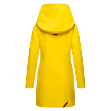 Marikoo Mayleen Damen Softshell Regenjacke mit Kapuze Gelb-Gr.XXXL