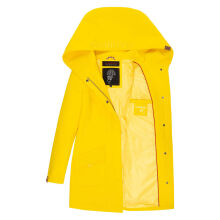 Marikoo Mayleen Damen Softshell Regenjacke mit Kapuze Gelb-Gr.XXXL