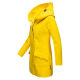 Marikoo Mayleen Damen Softshell Regenjacke mit Kapuze Gelb-Gr.XXXL