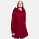Marikoo Mayleen Damen Softshell Regenjacke mit Kapuze Bordeaux-Gr.M
