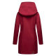 Marikoo Mayleen Damen Softshell Regenjacke mit Kapuze Bordeaux-Gr.M