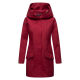 Marikoo Mayleen Damen Softshell Regenjacke mit Kapuze Bordeaux-Gr.XXL