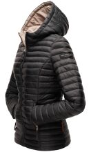 Marikoo Asraa ladies quilted jacket with hood - Black-Gr.XXL
