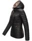 Marikoo Asraa ladies quilted jacket with hood - Black-Gr.XXL