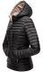 Marikoo Asraa ladies quilted jacket with hood - Black-Gr.XXL