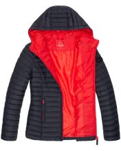 Marikoo Asraa ladies quilted jacket with hood - Navy-Gr.XS