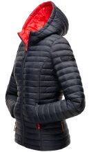 Marikoo Asraa ladies quilted jacket with hood - Navy-Gr.XS