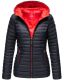Marikoo Asraa ladies quilted jacket with hood - Navy-Gr.XS