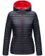 Marikoo Asraa ladies quilted jacket with hood - Navy-Gr.XS