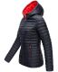 Marikoo Asraa Damen Übergangsjacke Steppjacke Navy-Gr.XXXL