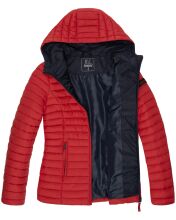 Marikoo Asraa Damen Übergangsjacke Steppjacke Rot-Gr.S