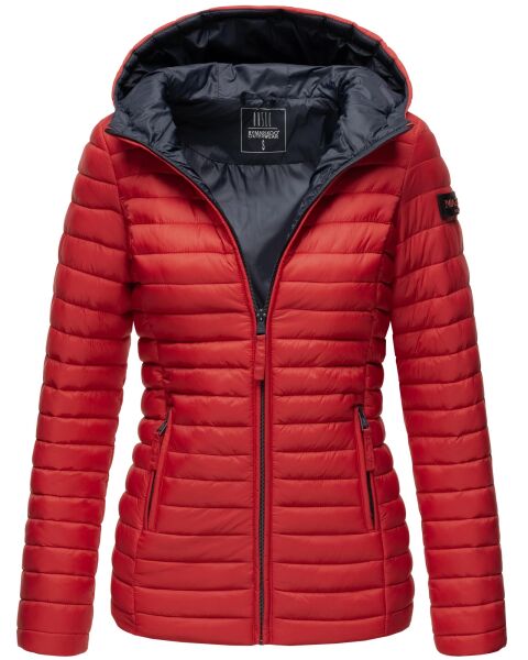 Marikoo Asraa Damen Übergangsjacke Steppjacke Rot-Gr.XL