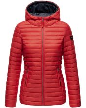 Marikoo Asraa Damen Übergangsjacke Steppjacke Rot-Gr.XXL
