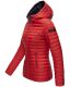 Marikoo Asraa Damen Übergangsjacke Steppjacke Rot-Gr.XXL