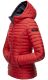 Marikoo Asraa Damen Übergangsjacke Steppjacke Rot-Gr.XXL
