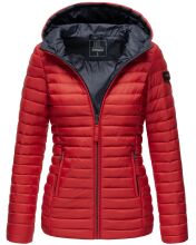 Marikoo Asraa Damen Übergangsjacke Steppjacke Rot-Gr.XXXL