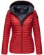 Marikoo Asraa Damen Übergangsjacke Steppjacke Rot-Gr.XXXL