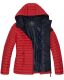 Marikoo Asraa Damen Übergangsjacke Steppjacke Rot-Gr.XXXL