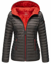 Marikoo Asraa ladies quilted jacket with hood - Anthracite-Gr.XS