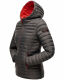 Marikoo Asraa ladies quilted jacket with hood - Anthracite-Gr.XS