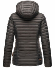 Marikoo Asraa Damen Übergangsjacke Steppjacke Anthrazit-Gr.XL