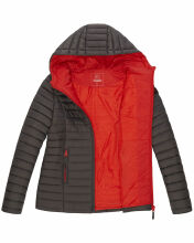 Marikoo Asraa Damen Übergangsjacke Steppjacke Anthrazit-Gr.XL