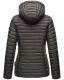 Marikoo Asraa Damen Übergangsjacke Steppjacke Anthrazit-Gr.XXL
