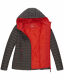 Marikoo Asraa Damen Übergangsjacke Steppjacke Anthrazit-Gr.XXL