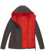 Marikoo Asraa Damen Übergangsjacke Steppjacke Anthrazit-Gr.XXXL