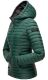 Marikoo Asraa ladies quilted jacket with hood - Dark Green-Gr.XS