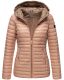 Marikoo Asraa Damen Übergangsjacke Steppjacke Rosa-Gr.XS