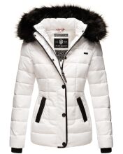 Marikoo warm ladies winter jacket quilted jacket winter jacket quilted parka NEW B391 white size XS - Gr. 34