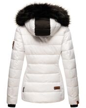 Marikoo warm ladies winter jacket quilted jacket winter jacket quilted parka NEW B391 white size XS - Gr. 34