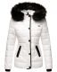 Marikoo warm ladies winter jacket quilted jacket winter jacket quilted parka NEW B391 white size XS - Gr. 34