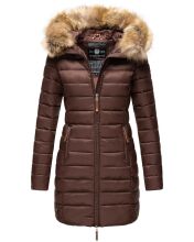 Marikoo Rose ladies long winter quilted jacket parka -