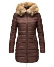 Marikoo Rose ladies long winter quilted jacket parka -